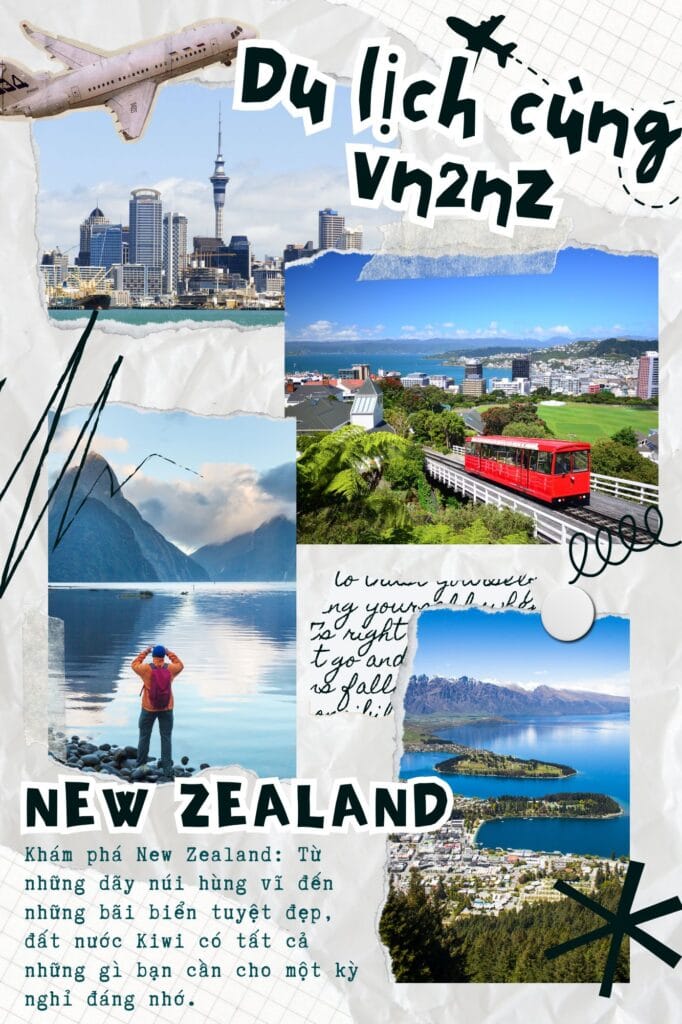 các điểm đến nổi bật ở nz