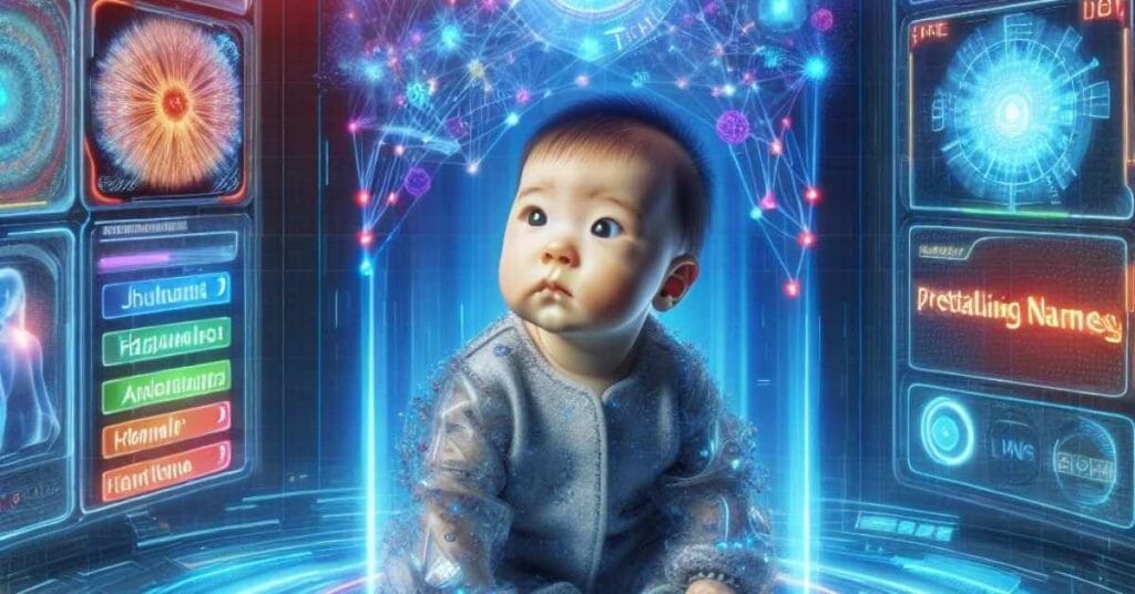 đặt tên cho con bằng chatgpt, hình đứa trẻ